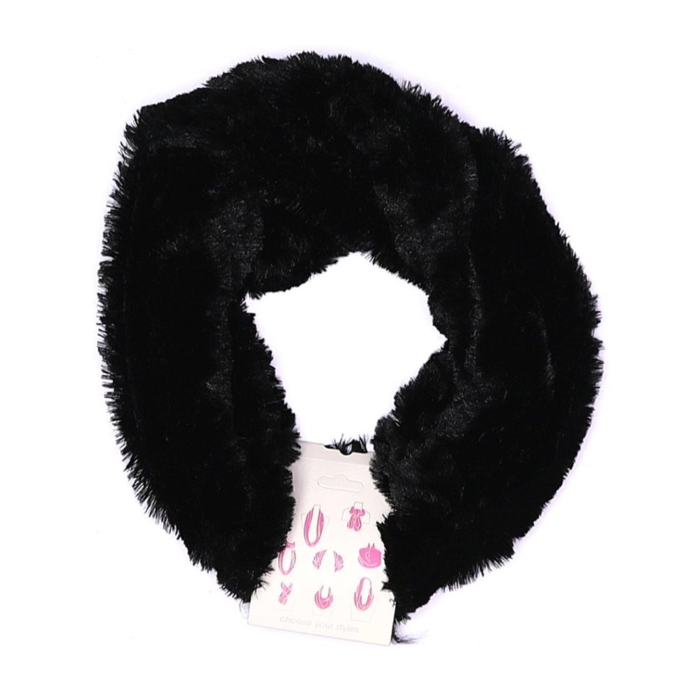 2 for $15 NWT - Black Faux Fur Infinity Scarf - SOFT